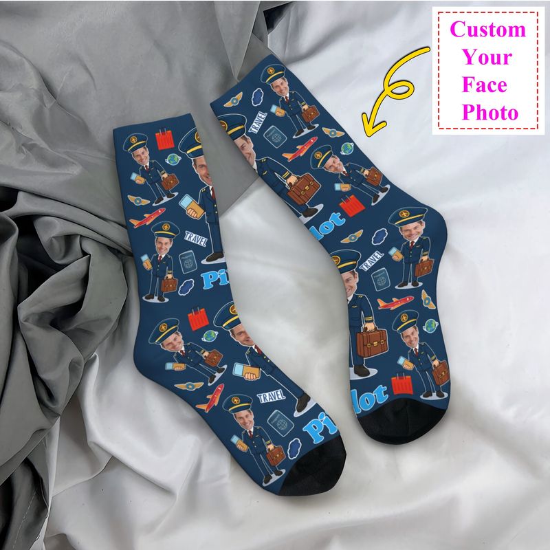 Dress Sock Men - Novedad, calcetines de vestir personalizados de