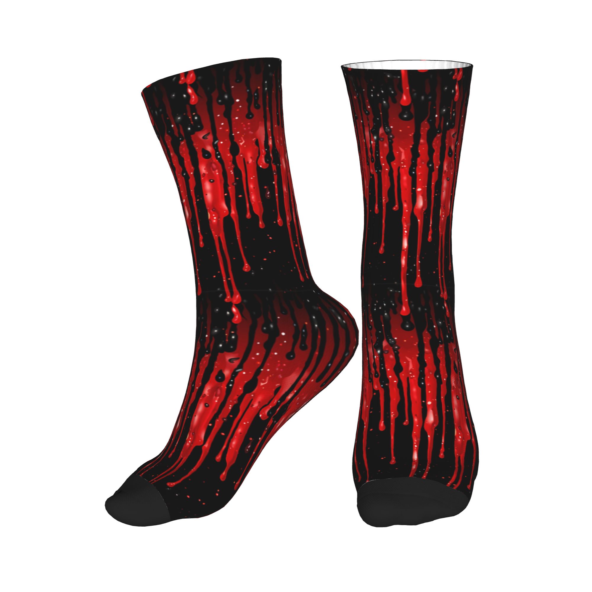 Dress Sock Men - Calcetines unisex con estampado de líquido