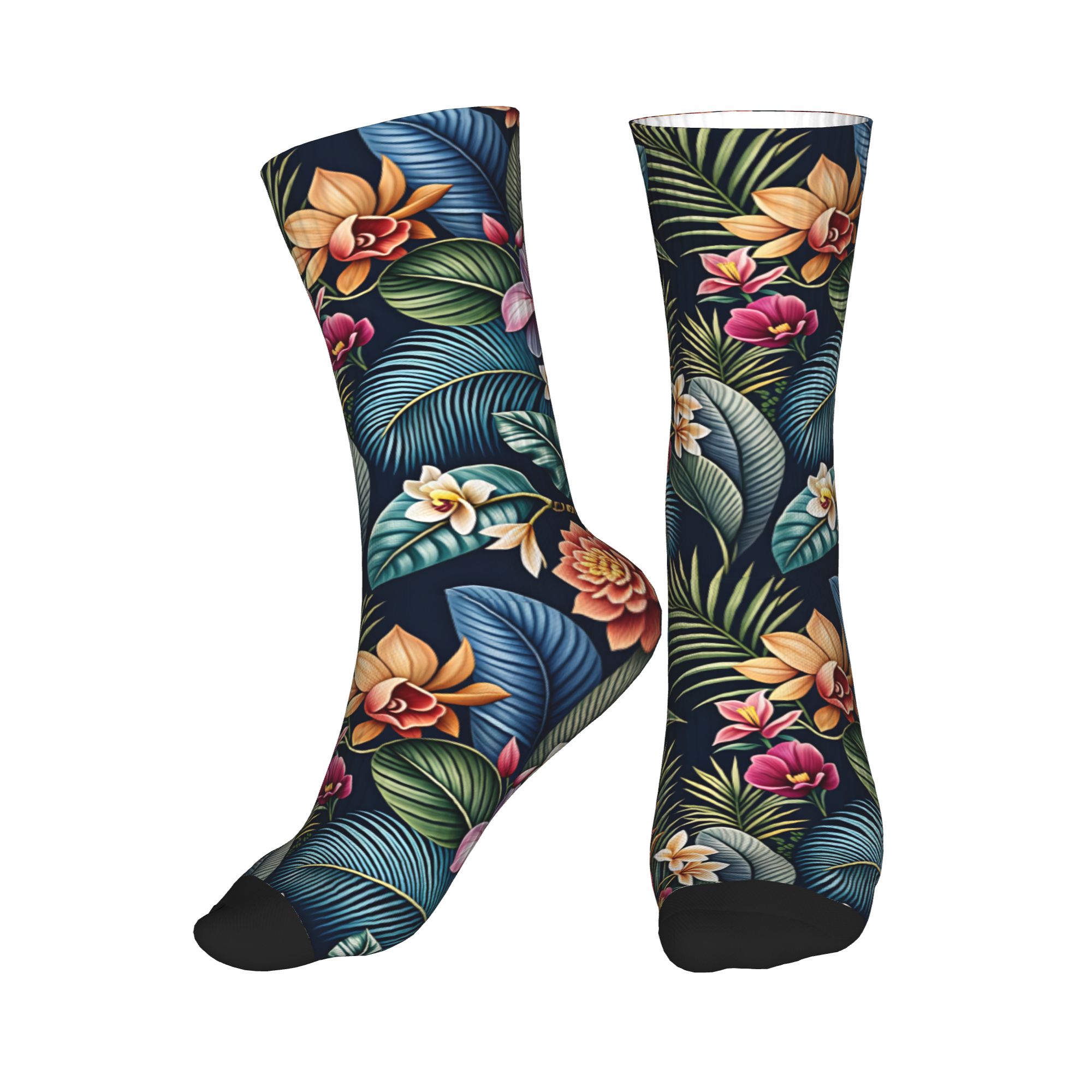 Dress Sock Men - Calcetines de vestir con estampado floral