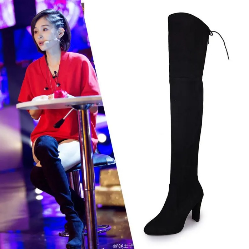 Botas de Mujer Nuevas de Estil - Knee High Sock Women reseña y precio