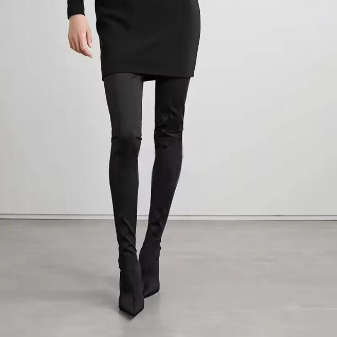 Calcetines elásticos por encim - Knee High Sock Women reseña y precio