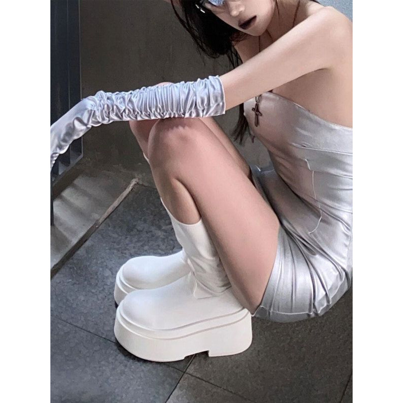 Botas de tubo largo de suela g - Knee High Sock Women reseña y precio